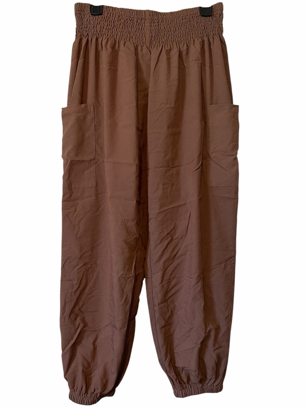 Chocolate brown lantern pants